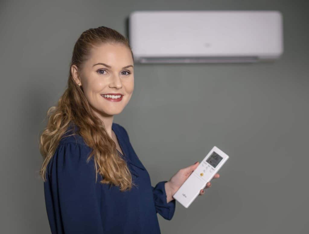 Fujitsu Varmepumpe fra Telemark Kraft kan leveres både privat og til bedrifter.